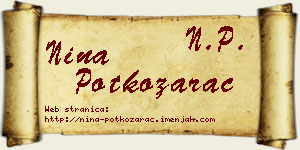 Nina Potkozarac vizit kartica